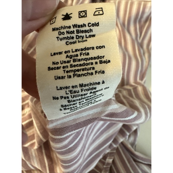 Ugg Australia Women's Laura Sleepshirt Pink Purple Stripes‎ Pockets  Size XL - Picture 9 of 14